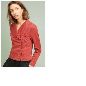 Anthropologie Marrakech Henna Moto jacket